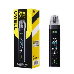 Buy the UWELL Caliburn G3 Pro Pod Kit in Pakistan – featuring a 1000mAh battery, 35W output, 3ml pod capacity, full-screen display, and adjustable airflow. Available now at Cloud Groovers.