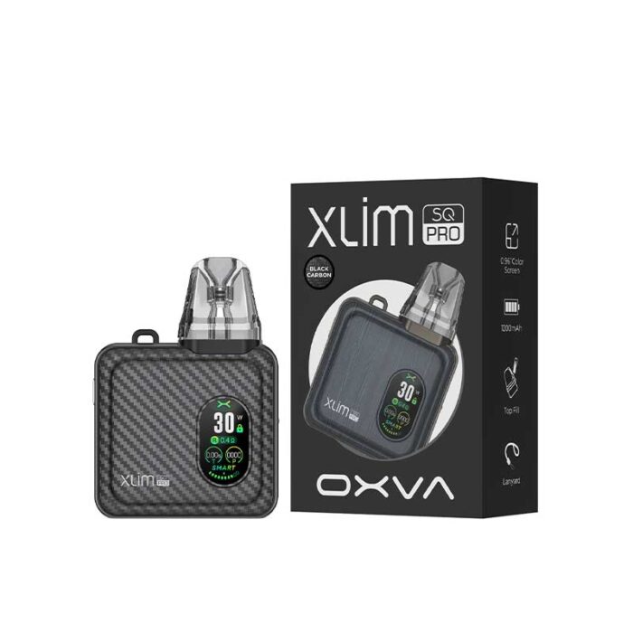OXVA XLIM SQ PRO POD KIT BLACK CARBON