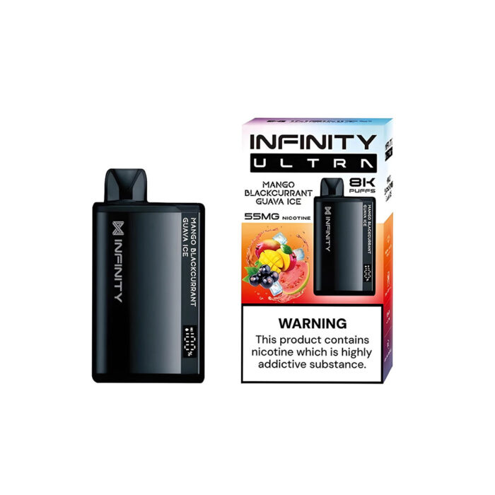 Mango Blackcurrant Guava Ice Infinity Ultra 8000 Puffs Vape in Pakistan