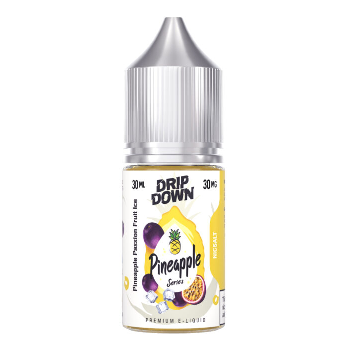 Drip Down Pineapple PASSIONFRUITIce Salt Nic 30ML Vape Juice – 30MG & 50MG