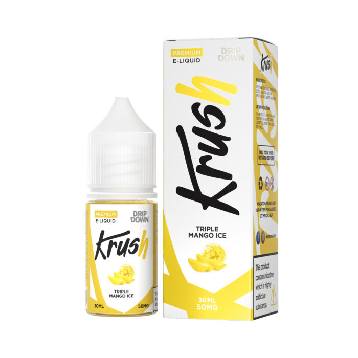 Drip Down Krush Triple Mango Ice Vape Juice 35MG 50MG Bottle
