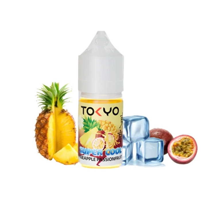 Tokyo SUPERCOOL Pineapple Passionfruit Nic Salt 35mg 50mg Pakistan