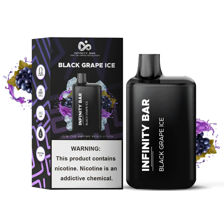 INFINITY BAR BLACK GRAPE ICE 5K PUFFS DISPOSABLE