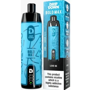 Drip Down Bold Max DTL 15000 Puffs Disposable Vape in Pakistan