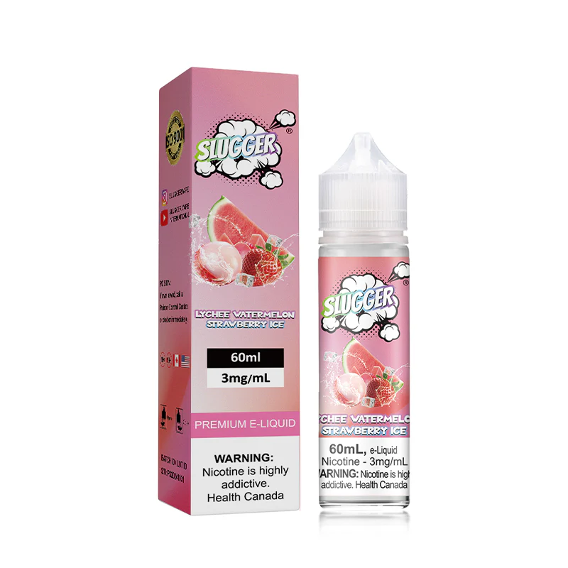 SLUGGER Lychee Watermelon Strawberry Ice 3MG 60ML