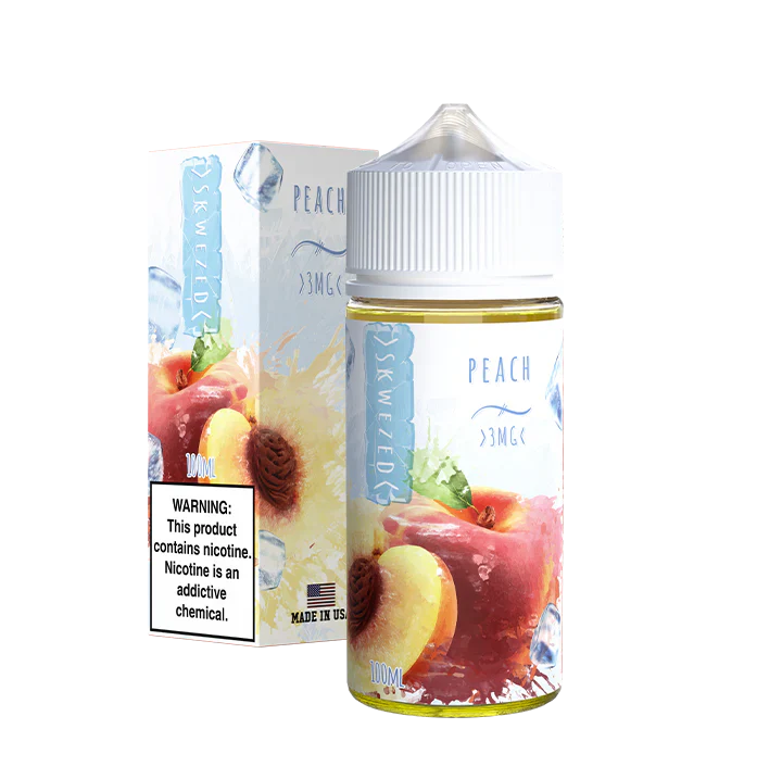 SKWEZED PEACH ICE 0MG 100ML