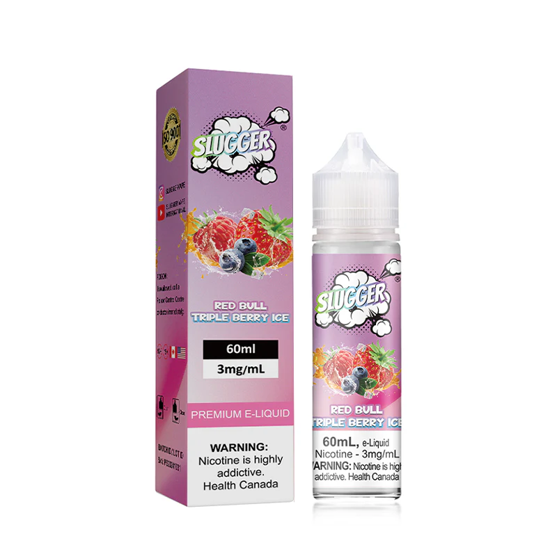 SLUGGER REDBULL TRIPLE BERRY ICE 3MG 60ML