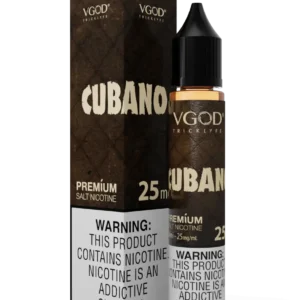 vgod cubano brown 30ml nicsalt